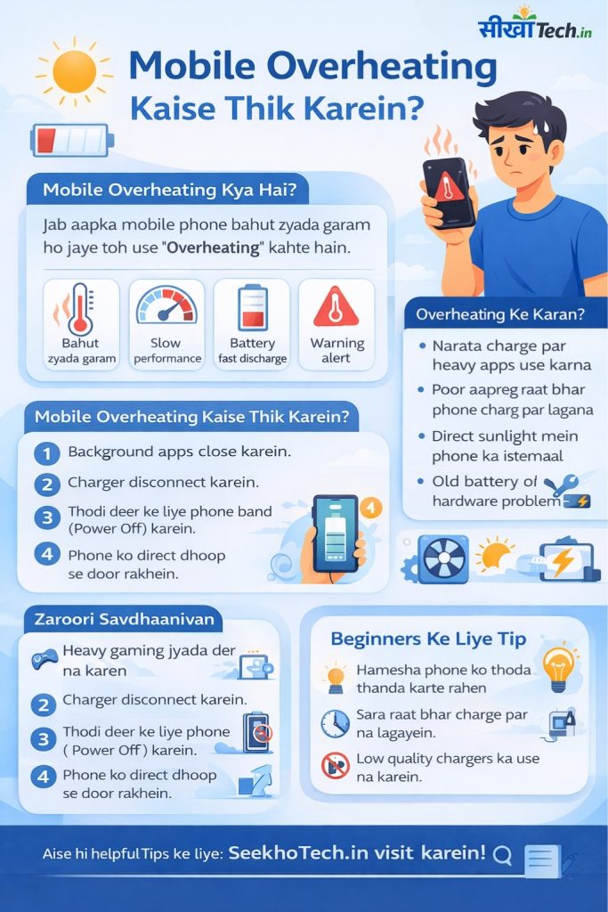 Mobile ओवरहीटिंग कैसे ठीक करें क्या है?